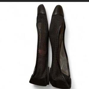 Elegant Black Mesh Women's Shoes